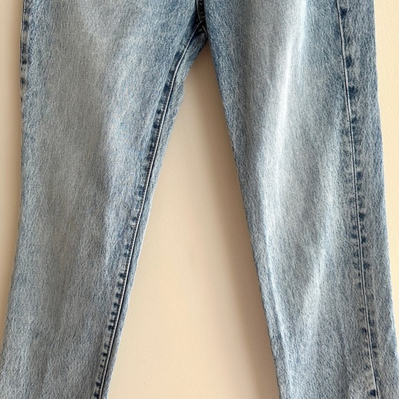 HIDDEN Light Blue Acid Wash Women's Front Slit Jeans, Denim Jeans, Size 24 - Picture 3 of 16